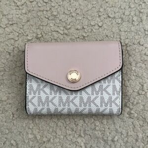 Michael Kors Flap Logo Coin Purse Wallet